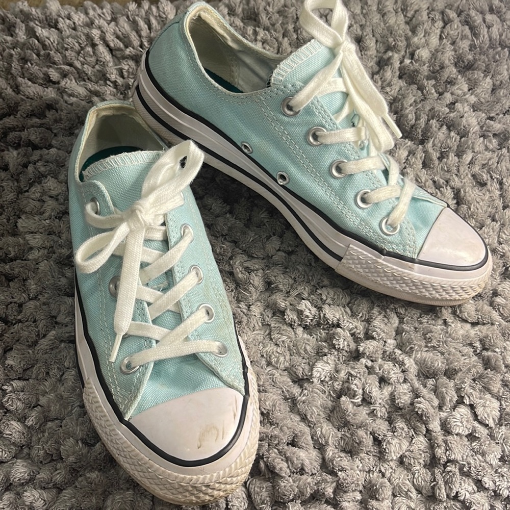 Baby blue converse